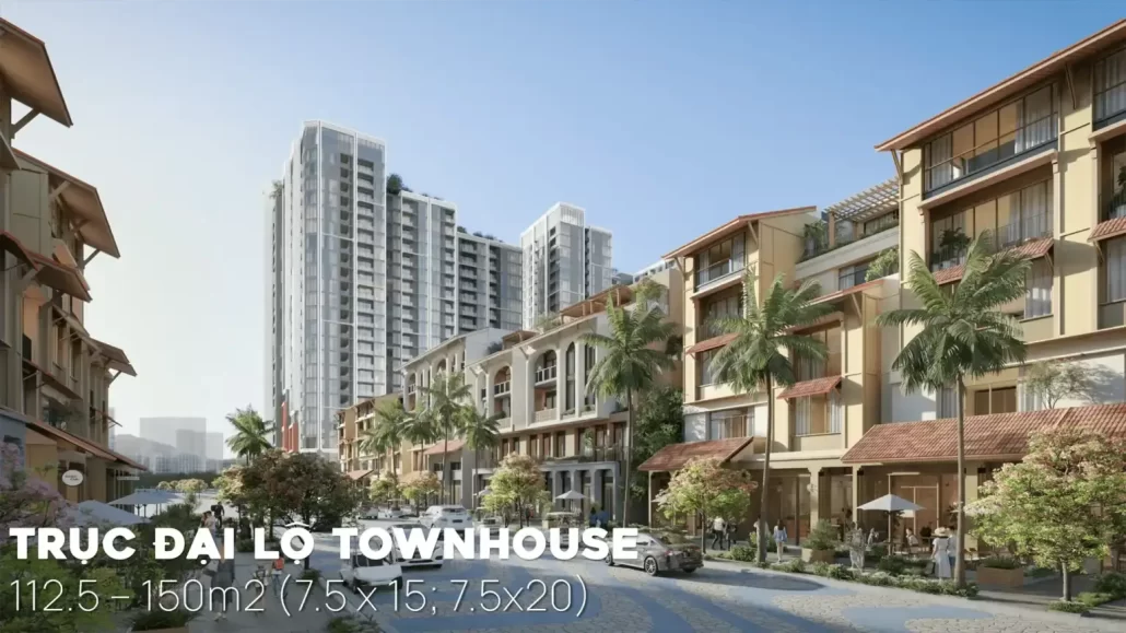 phối cảnh nahf phố dự án charmora city